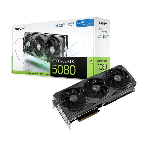 VGA PNY GeForce RTX 5080 16GB OC Triple Fan (VCG508016TFXPB1-O)