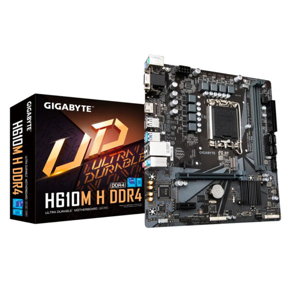 Mainboard Gigabyte H610M H V2 DDR4 (Intel H610, Socket 1700, m-ATX, 2 khe RAM DDR4)