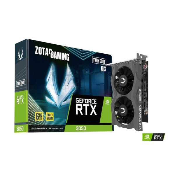 VGA ZOTAC GAMING GeForce RTX 3050 6GB GDDR6 Twin Edge OC