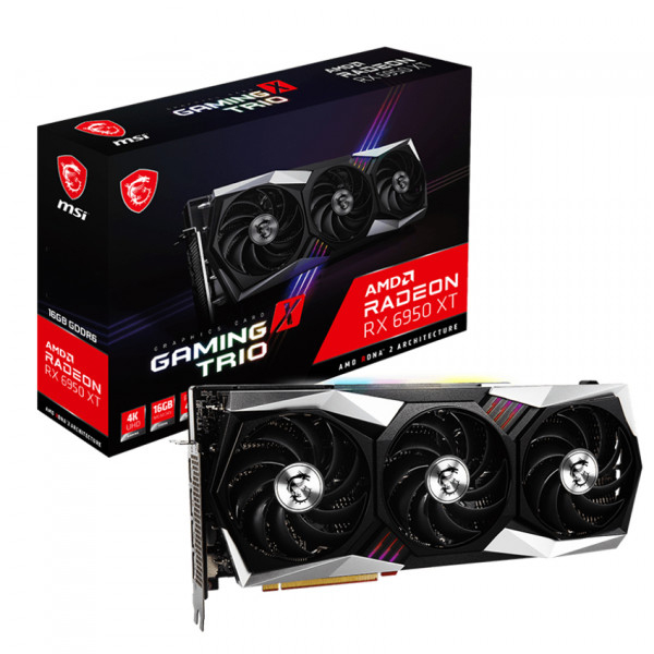 VGA MSI Radeon RX 6950 XT 16GB GAMING X TRIO