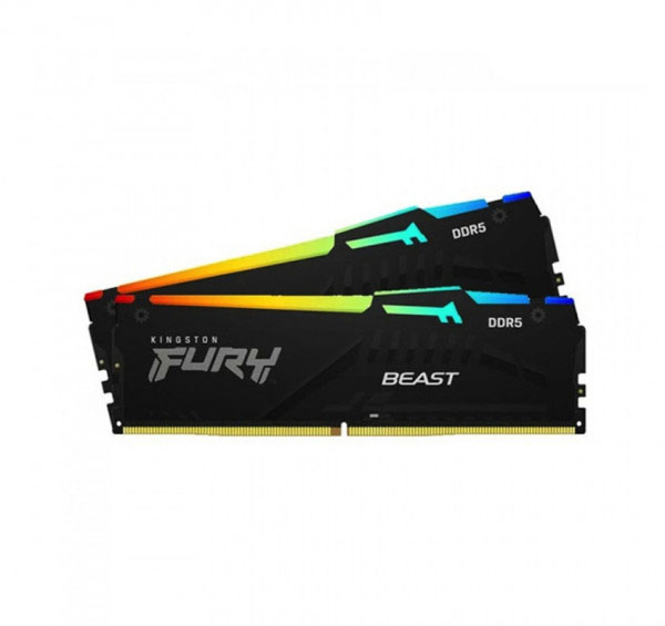 RAM Kingston Fury Beast RGB 16GB (2x8GB) bus 5600 DDR5 (KF556C40BBAK2-16)