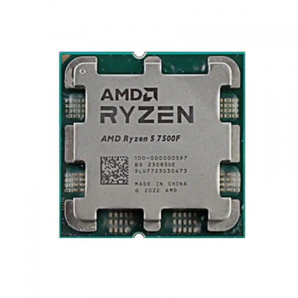 CPU AMD Ryzen 5 7500F Tray (3.7 GHz Upto 5.0 GHz / 38MB / 6 Cores, 12 Threads / 65W / AM5)