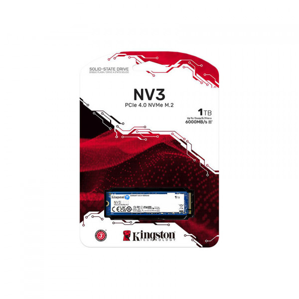 Ổ cứng SSD Kingston NV3 1TB M.2 PCIe Gen4 x4 NVMe SNV3S/1000G