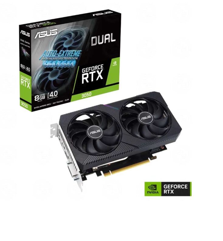 VGA ASUS Dual GeForce RTX 3050 8GB V2 GDDR6